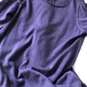 Eileen Fisher Purple Sweater Dress